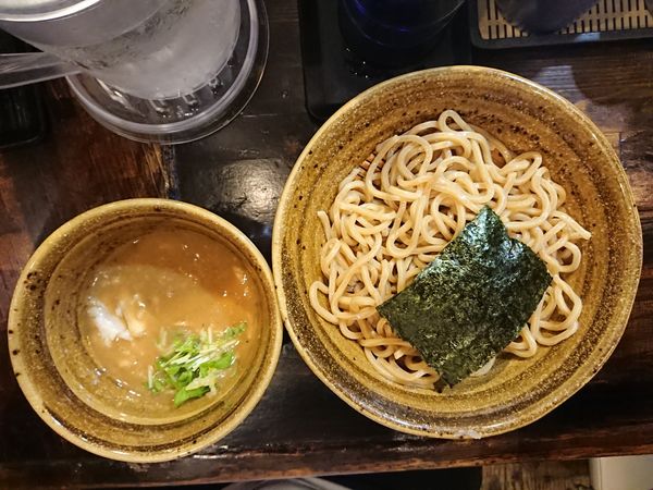 「ベジポタつけ麺（極太胚芽麺）＋大盛り」@つけ麺 えん寺 吉祥寺総本店の写真