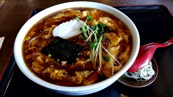 「かき玉そば(737円)」@味奈登庵 都筑佐江戸店の写真