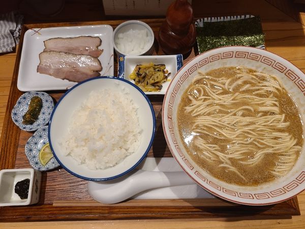 「鮎　定食　6/14」@炭火焼濃厚中華そば 海富道の写真