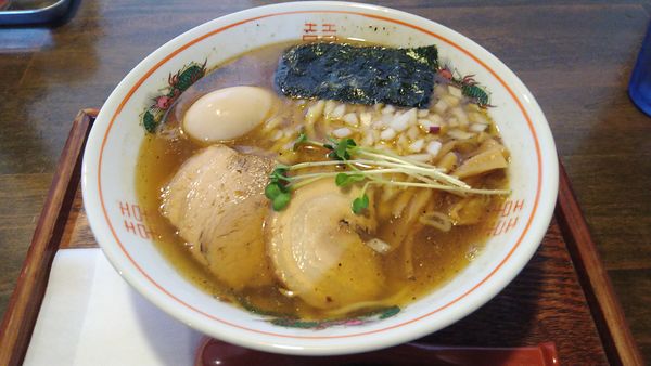 「秋刀魚中華¥900+味玉¥120-」@ラーメン厨房 ぽれぽれの写真