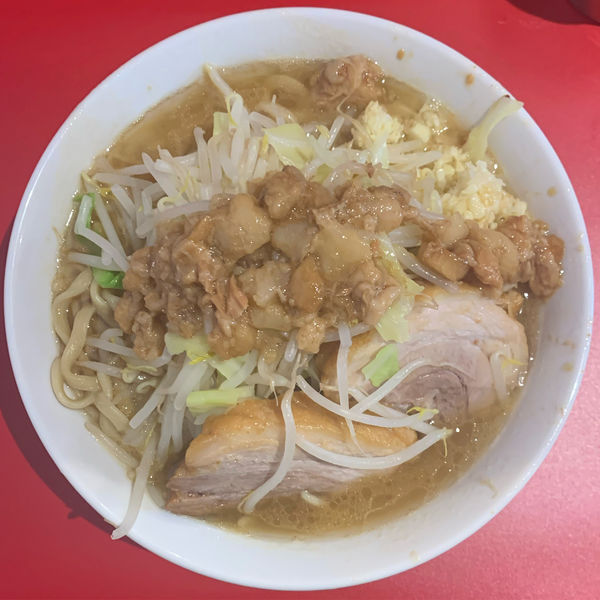 「ラーメン 少なめ ニンニクアブラ」@麺屋HEROの写真