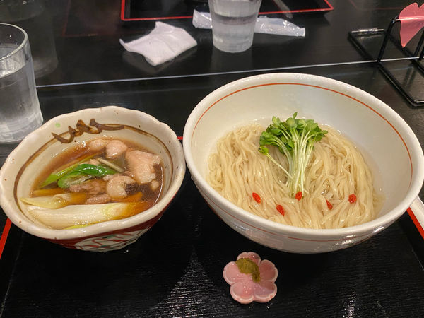 「和風つけめん + ミニどんぶり」@花いちもんめの写真