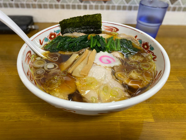 「チャーシューメン、ほうれん草」@中華そば れもんの写真