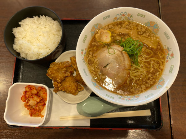 「京風ラーメンよくばり定食」@大津サービスエリア（上り）の写真