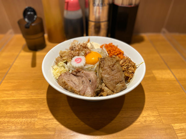 「まぜそば(小)」@麺屋 神工の写真