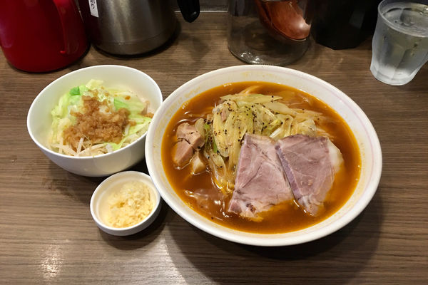 「【限定】青森ねぎラーメン4＋ニンニク＋じろめし」@INOSHOWの写真