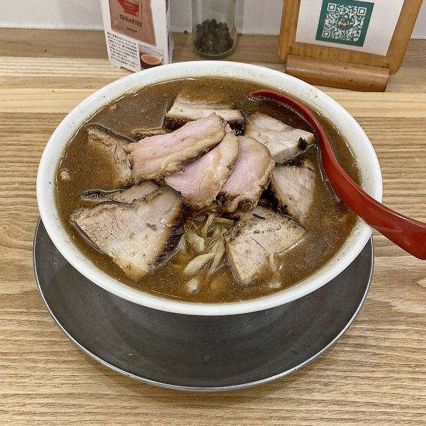 「喜多方肉そば（煮干し）」@麺や 七彩 八丁堀店の写真