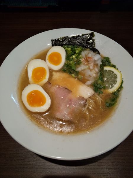 「鯛白湯そば」@らーめん 鞍の写真