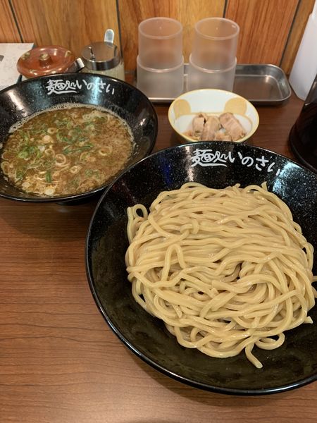 「つけ麺(中)開店サービスで500円」@麺処いのさいの写真