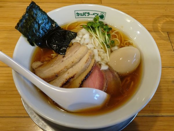 「特製淡麗煮干し中華そば（1,200円）」@カッパ64 福生店の写真