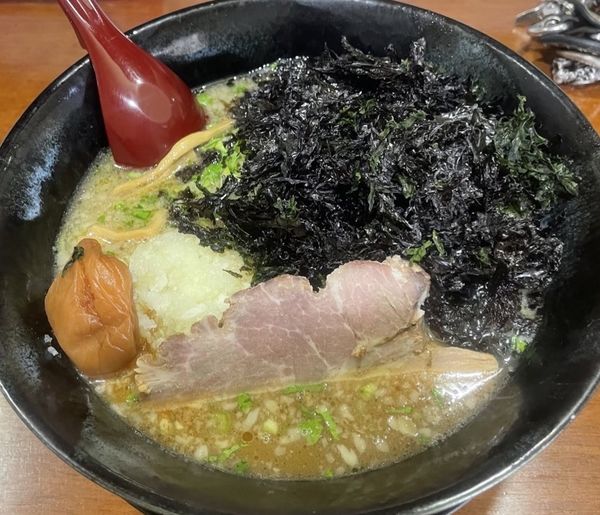 「岩のりみぞれらーめん」@麺や まさきの写真