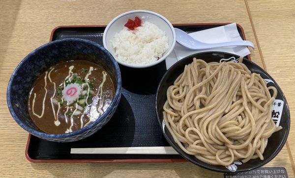 「濃厚カレーつけ麺追い飯セット」@松戸富田麺桜の写真