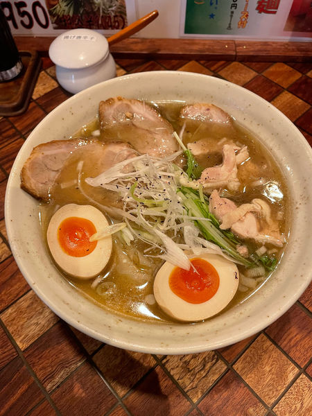 「特製　塩　200g」@中華麺家 まんまるの写真