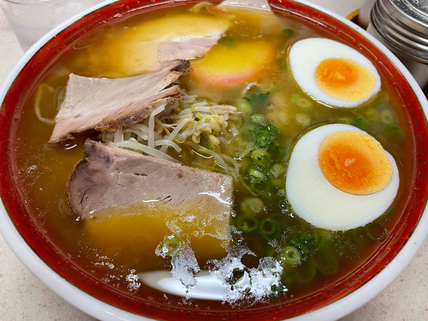 「大盛玉子入り」@天神そばの写真