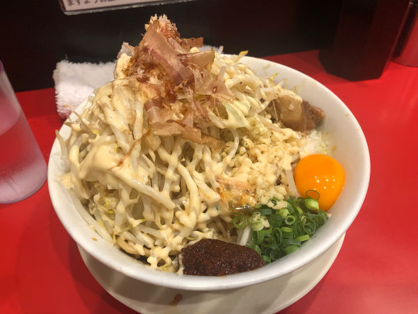 「混ぜそば普通盛り」@用心棒の写真