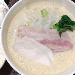 カレークリーミー麺「舞」＋白い味玉