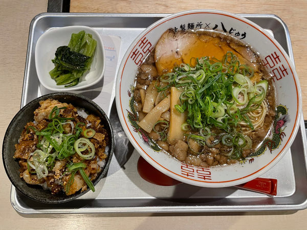 「尾道ラーメンセット」@八じゅう 渋谷店の写真