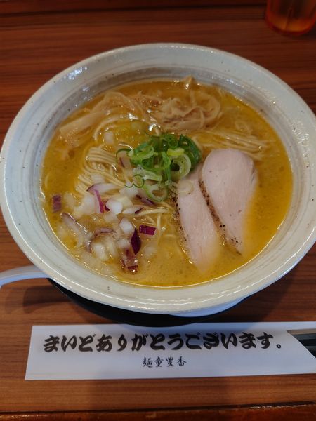 「濃厚塩ラーメン」@麺童 豊香の写真