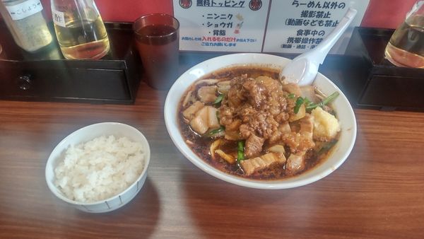 「スタ満ソバ」@元祖スタミナ満点らーめん すず鬼 熊谷うえちゃん店の写真