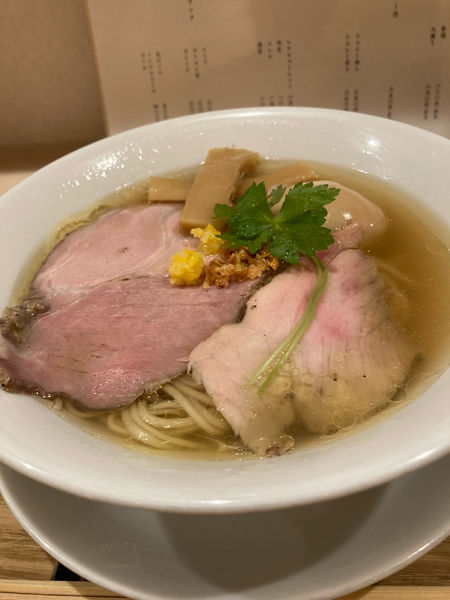 「味玉黄金貝ラーメン」@なにわ麺次郎 然の写真