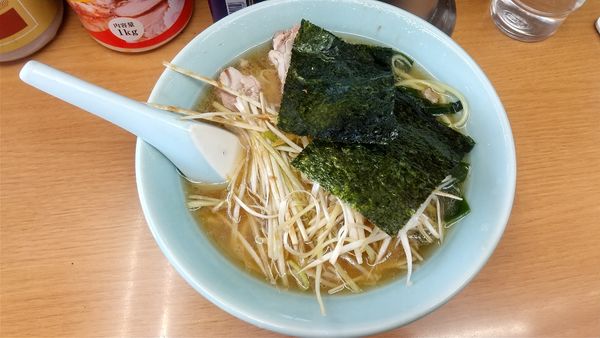 「ネギラーメン並950円」@なかむら屋の写真