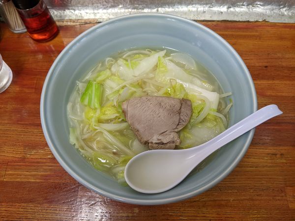「タンメン(中):750円」@関取ラーメン 竜軒の写真