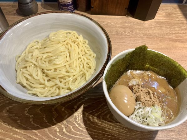 「特製つけめん大盛(300g)1200円」@風雲児 東京ラーメン横丁店の写真