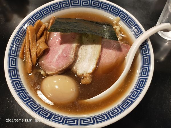 「特製手揉み煮干しそば1,000円」@AKEBIの写真