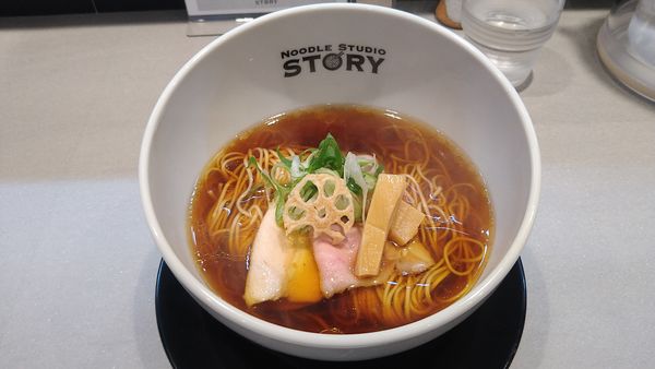 「中華そば 醤油¥800+和え玉¥300-」@NOODLE STUDIO STORYの写真