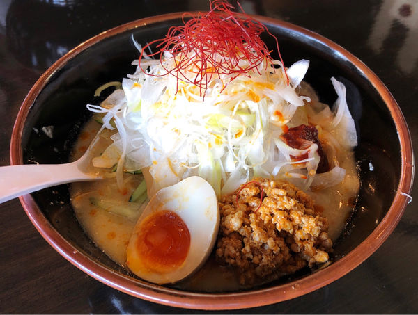 「冷やし味噌（並盛り）」@ごはん処 食堂ミサ あらい道の駅店の写真