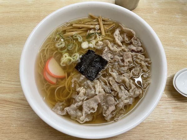 「中華肉そば　￥８００」@シキシマの写真