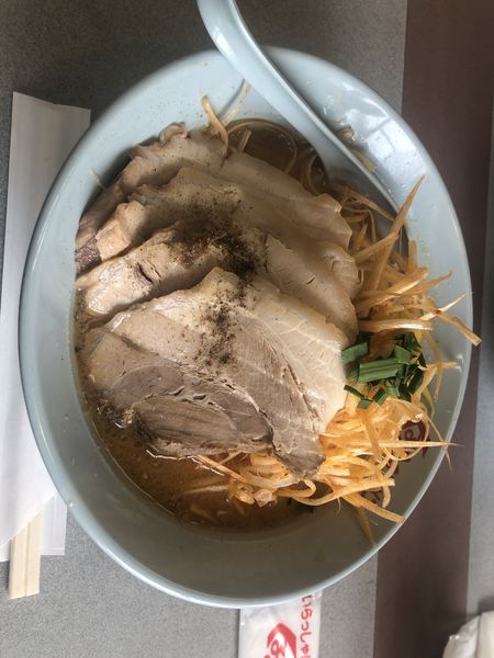 「ねぎみそチャーシュー」@くるまやラーメン 壬生大師店の写真