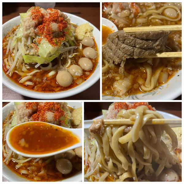 「【期間限定】つけ味ラーメン920円味付うずら100円」@D麺の写真