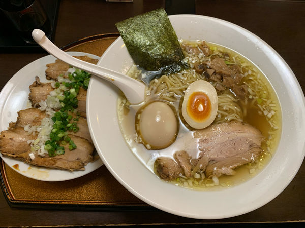 「炙りチャーシュー麺」@信濃神麺 烈士洵名の写真