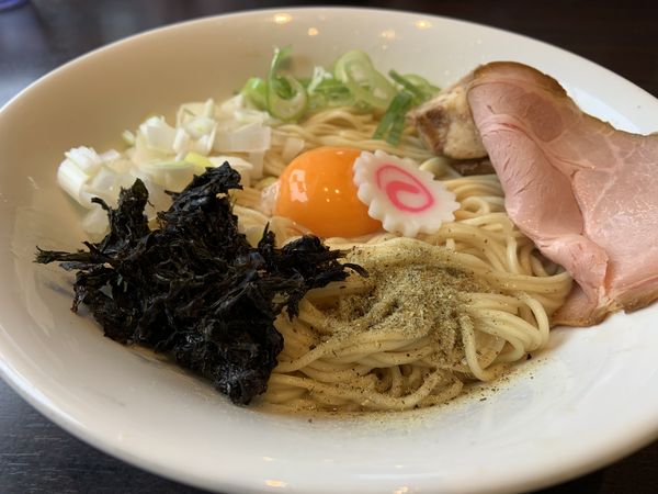 「汁なしニボ玉」@らーめん ちゃん亭の写真