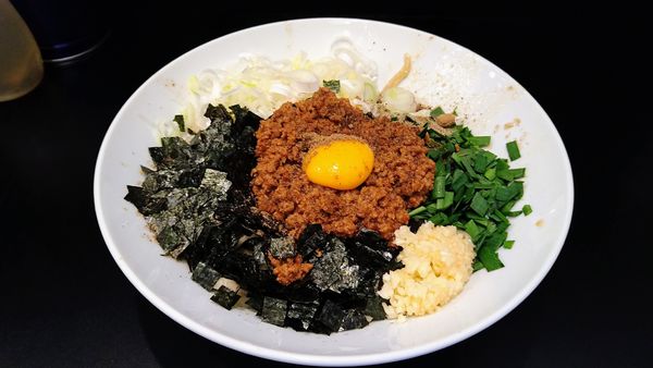 「【限定】つめたいわん(麺少なめ・大蒜・ホアジャオ)+煮干」@豚風。の写真