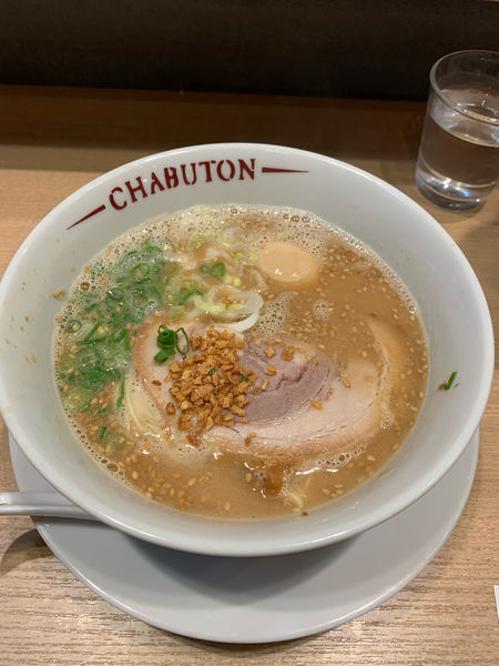 「味玉ちゃぶとん味噌らぁ麺」@ちゃぶ屋とんこつらぁ麺 CHABUTON LINKS UMEDA店の写真