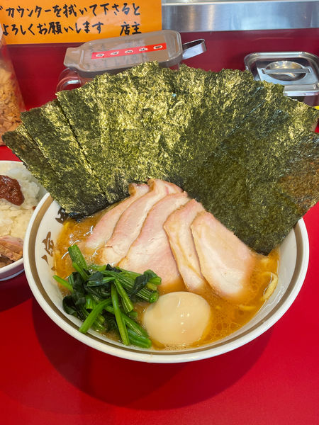 「得増し　並　ライス」@ラーメン濱野家の写真