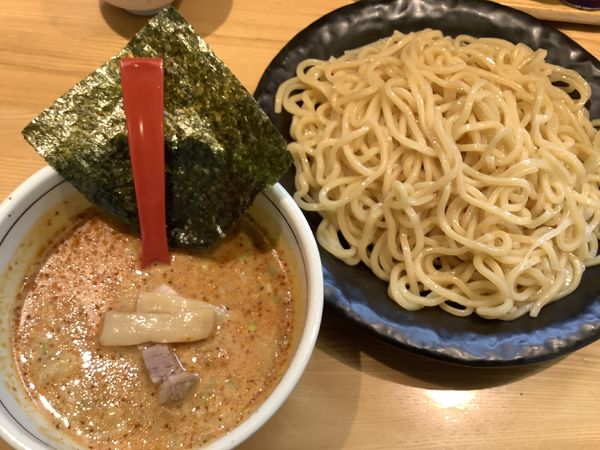 「辛味噌つけ麺　中盛」@つけ麺 ががちゃい 中山店の写真