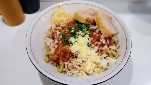 「【期間限定】冷やしあさりトマト(ニンニク)」@ハイパーファットンの写真