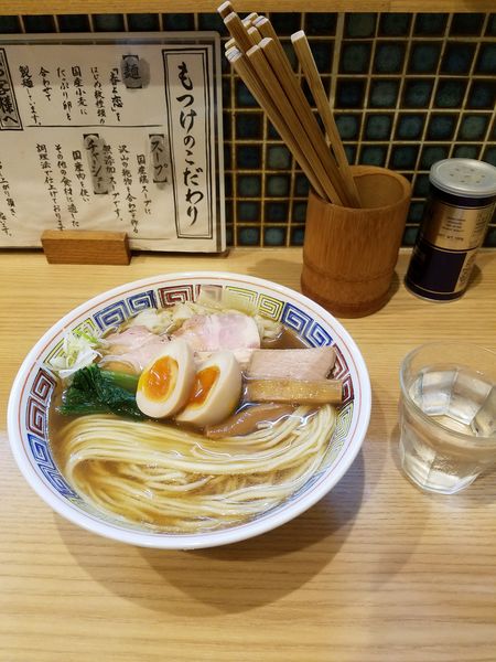 「特製中華そば(大盛)」@ほっこり中華そば もつけの写真