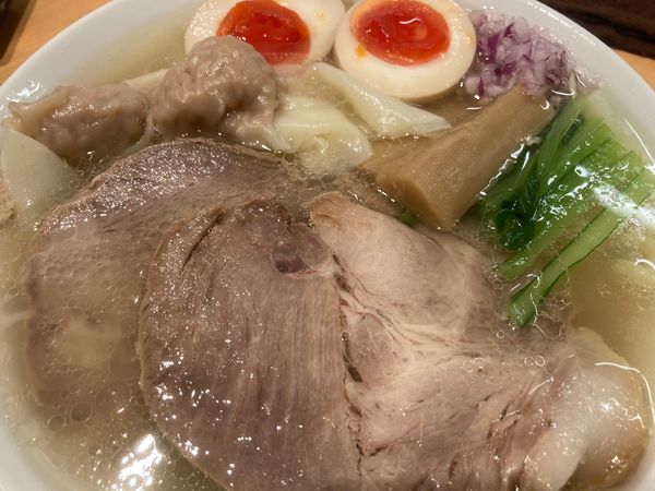 「特製中華そば(塩)(250g)」@中華そば 千乃鶏の写真