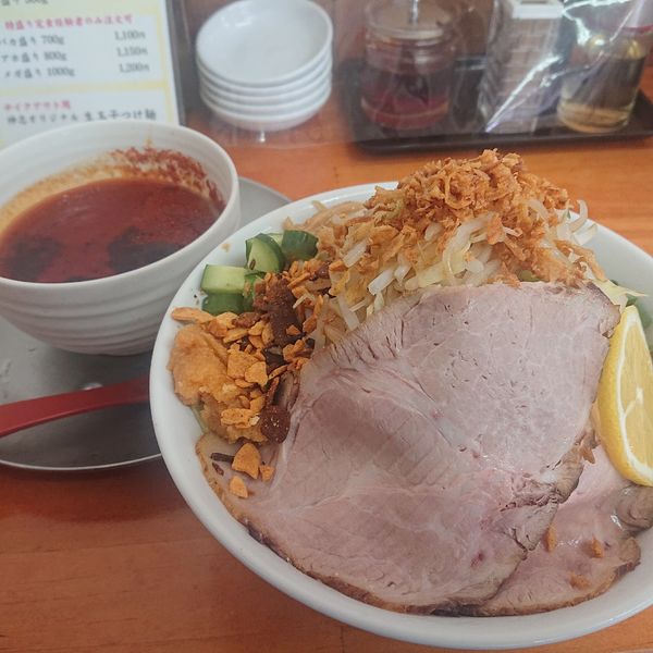 「モリモリ冷やし辛みそ中盛1000円」@栃木中華そば 神志の写真