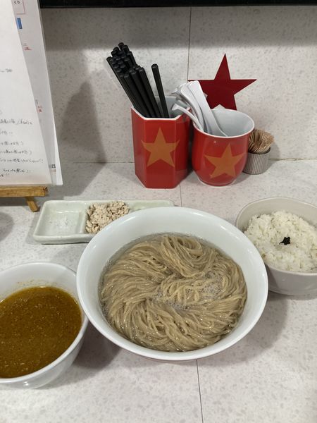 「限定つけ麺」@ラーメン星印の写真