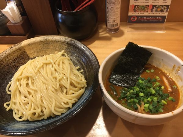 「辛つけ麺中盛¥950」@つけ麺 大武の写真