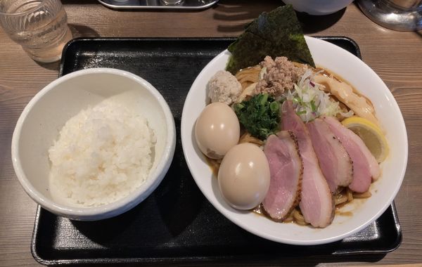 「【限定】鴨カレーつけ麺」@鴨出汁中華蕎麦 麺屋yoshikiの写真