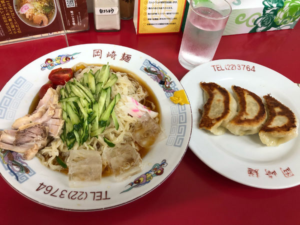 「冷やし中華」@岡崎麺の写真