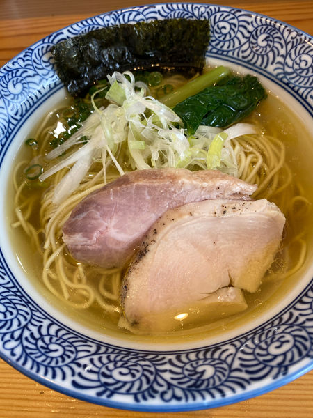 「芳醇鶏そば(塩) 850円➕麺固め」@麺屋いとうの写真