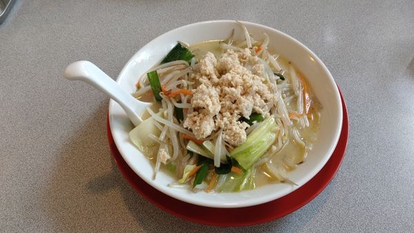 「濃厚鶏白湯タンメン」@濃厚鶏白湯タンメン まつ井の写真