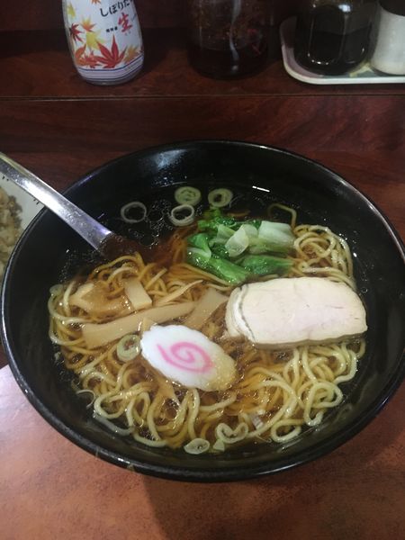 「ラーメン醤油￥450」@中華 大満の写真